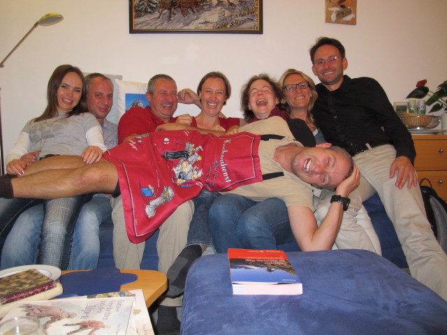 Diana, Walter, Erich, Carmen, Irene, Christiane, ich und Michael