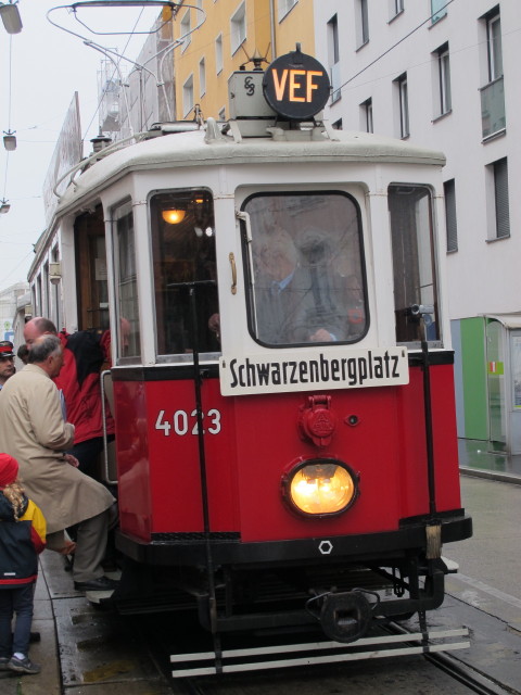 Oldtimer-Tramway in der Erdbergstraße