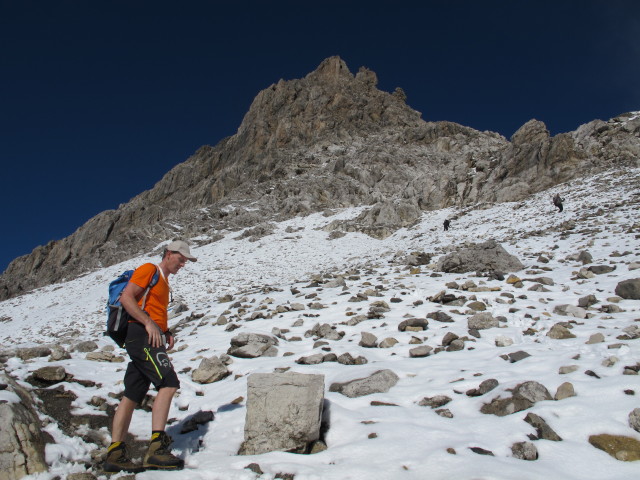 Andreas auf Weg 02 zwischen Totalph&uuml;tte und Schesaplana