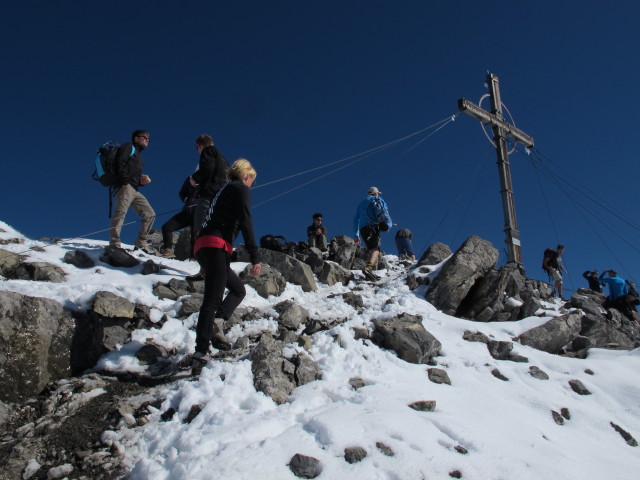 Corinna auf der Schesaplana, 2.965 m
