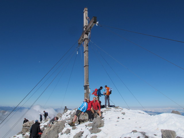 Andreas, Corinna und ich auf der Schesaplana, 2.965 m