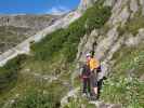 Corinna und Andreas auf Weg 02 zwischen Lünersee und Totalphütte