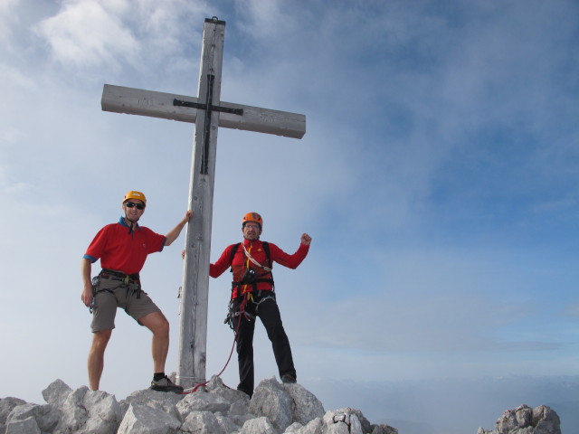 Ich und Axel auf der Gro&szlig;en Bischofsm&uuml;tze, 2.458 m (20. Sep.)