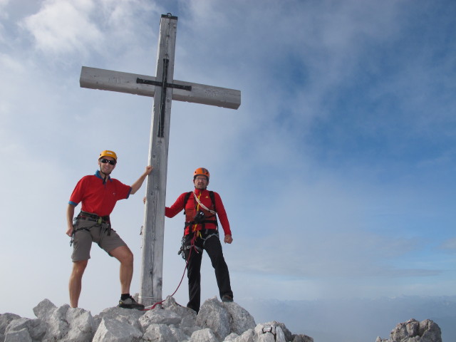 Ich und Axel auf der Gro&szlig;en Bischofsm&uuml;tze, 2.458 m (20. Sep.)