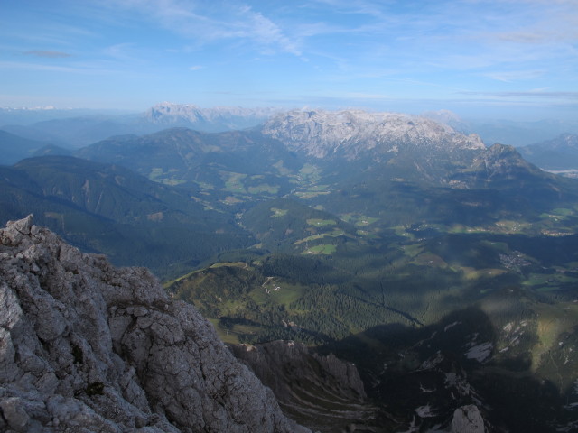 von der Großen Bischofsmütze Richtung Westen (20. Sep.)