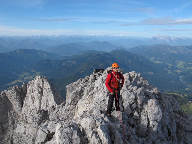 Axel auf der Gro&szlig;en Bischofsm&uuml;tze, 2.458 m (20. Sep.)