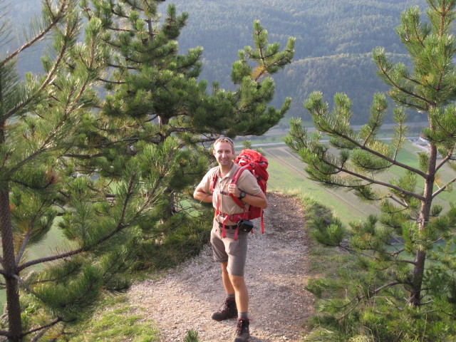Ich bei der Ruine Türkensturz