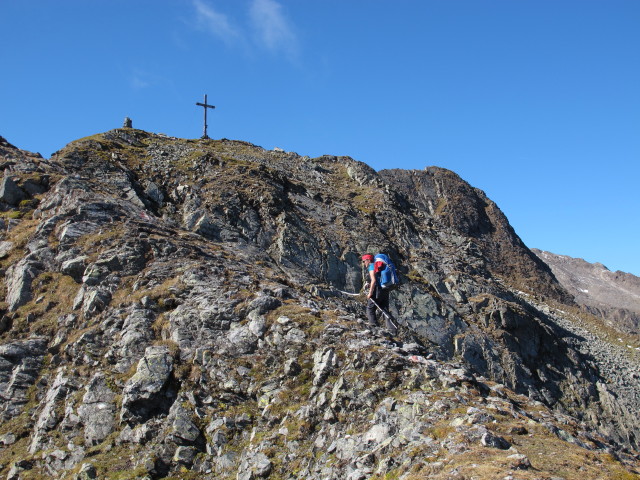 Anna zwischen Dreizeiger und Oberstkogel (27. Sep.)