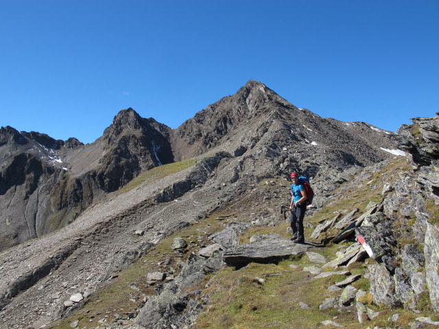 Anna zwischen Oberstkogel und Zischgeles (27. Sep.)