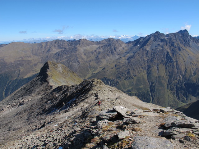 Gudrun zwischen Oberstkogel und Zischgeles (27. Sep.)