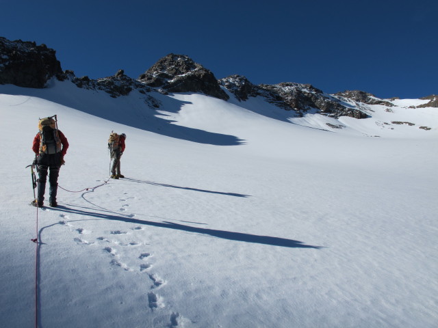 Gudrun und Christoph am L&auml;ngentalferner (28. Sep.)