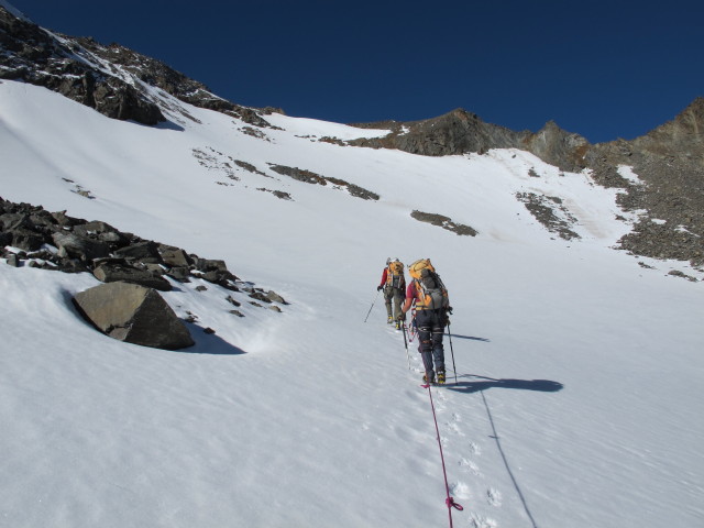 Christoph und Gudrun am L&auml;ngentalferner (28. Sep.)