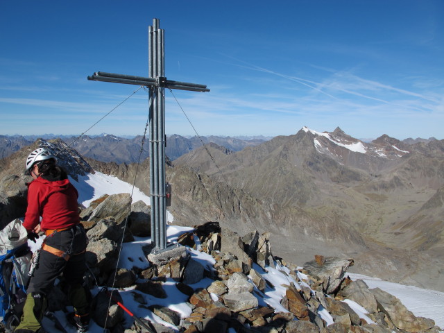 Anna am Längentaler Weißer Kogel, 3.217 m (28. Sep.)