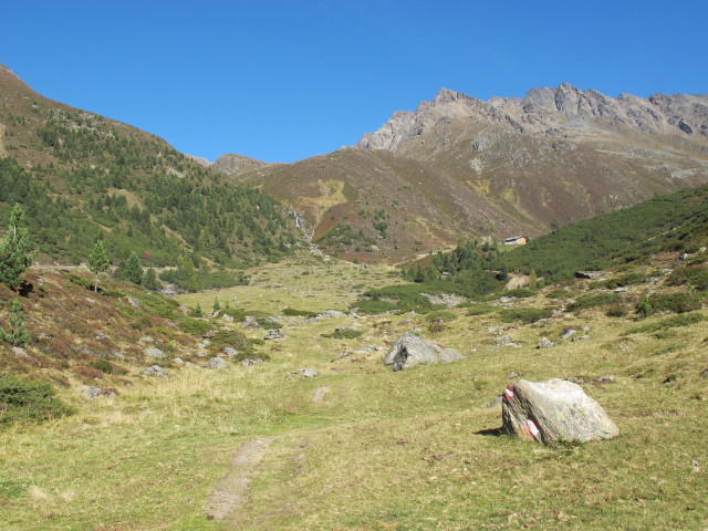 Weg 142 zwischen Horlachalm und Larstigh&ouml;fe (29. Sep.)
