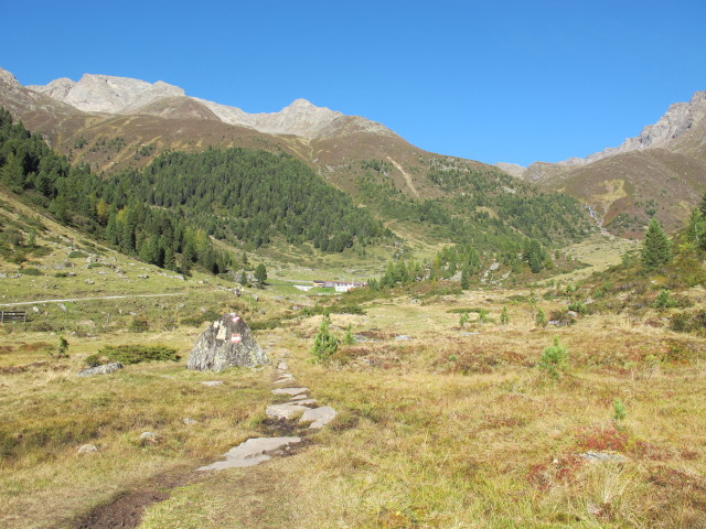 Weg 142 zwischen Horlachalm und Larstigh&ouml;fe (29. Sep.)