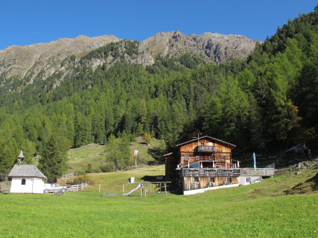 Wirtshaus Larstighof, 1.777 m (29. Sep.)