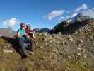 Anna und Christoph im Inneren Schwarzjöchl, 2.696 m (27. Sep.)