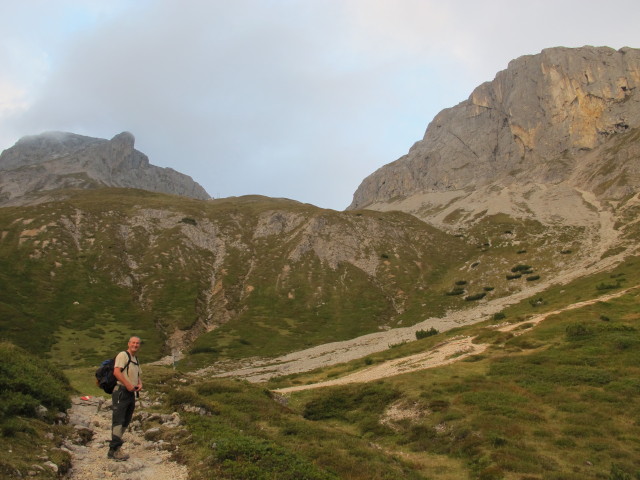 Erich auf Weg 616 im Tiefkar (3. Okt.)