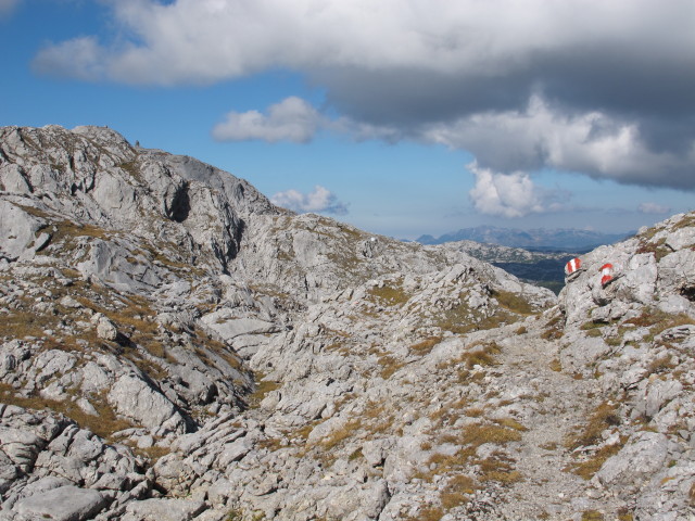 Weg 674 zwischen Feisterscharte und Gro&szlig;e Taub'n (4. Okt.)