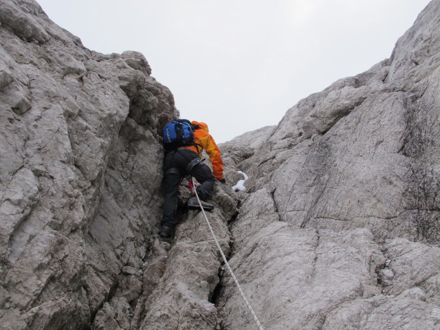Erich auf Weg 618 zwischen Edelgrie&szlig;gletscher und Rosmariestollen (5. Okt.)