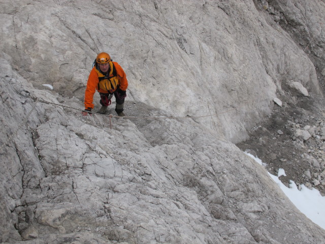 Erich auf Weg 618 zwischen Edelgrie&szlig;gletscher und Rosmariestollen (5. Okt.)