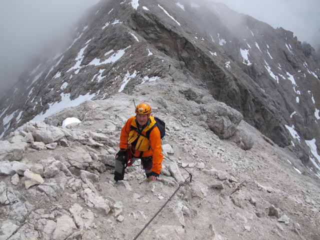 Erich zwischen Edelgrie&szlig;gletscher und Rosmariestollen (5. Okt.)