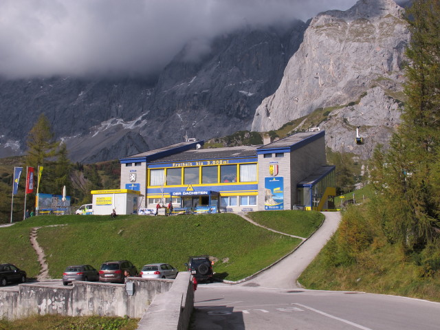 Talstation der Dachstein-Seilbahn, 1.702 m (5. Okt.)