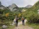 David und Erich auf Weg 616 zwischen Lärchbodenalm und Fischermauern (3. Okt.)