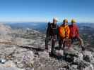 David, Erich und ich am Eselstein, 2.556 m (4. Okt.)