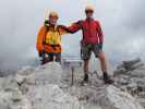 Erich und ich auf der Hohen Gamsfeldspitze, 2.655 m (5. Okt.)