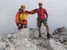 Erich und ich auf der Hohen Gamsfeldspitze, 2.655 m (5. Okt.)