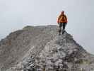 Ramsauer Klettersteig: Erich zwischen Hoher Gamsfeldspitze und Niederer Gamsfeldspitze (5. Okt.)