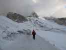 Erich am Schladminger Gletscher (5. Okt.)