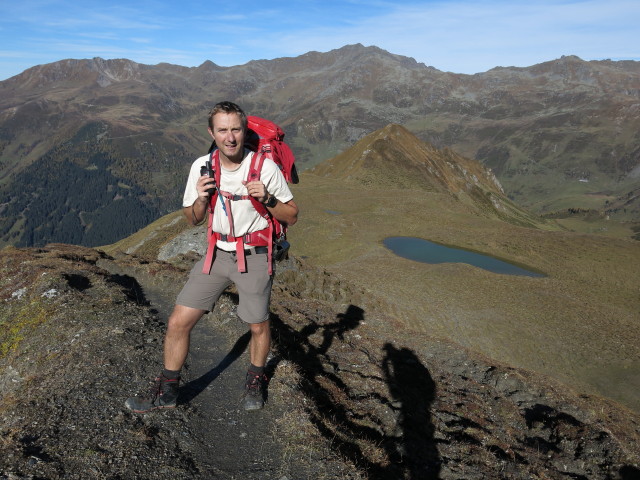 Ich zwischen St&ouml;cklalm und Naviser Kreuzj&ouml;chl (18. Okt.)