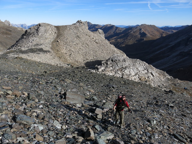 Christoph zwischen Lizumer B&ouml;den und Geier (19. Okt.)