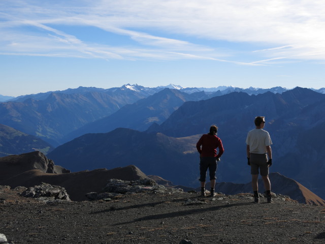 Gudrun und ich am Geier, 2.857 m (19. Okt.)