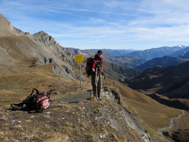 Christoph zwischen Geier und Gsch&uuml;tzspitzsattel (19. Okt.)