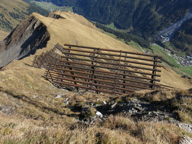 Tuxer Tal vom Vorgipfel der Wandspitze aus (19. Okt.)