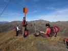 Christoph und Gudrun am Naviser Kreuzjöchl, 2.536 m (18. Okt.)