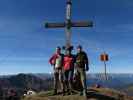 Ich, Gudrun und Christoph am Naviser Kreuzjöchl, 2.536 m (18. Okt.)