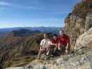 Ich, Gudrun und Christoph zwischen Griffjoch und Staffelsee (18. Okt.)