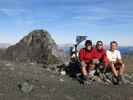 Gudrun, Christoph und ich am Geier, 2.857 m (19. Okt.)