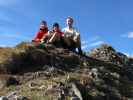 Christoph, Gudrun und ich auf der Gamskarspitze, 2.750 m (19. Okt.)