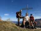 Christoph, ich und Gudrun am Vorgipfel der Wandspitze (19. Okt.)