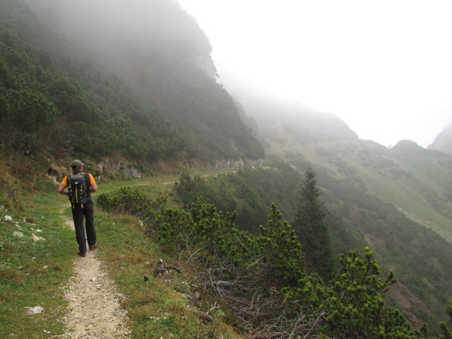 Axel zwischen Passo Ristele und Passo della Scagina