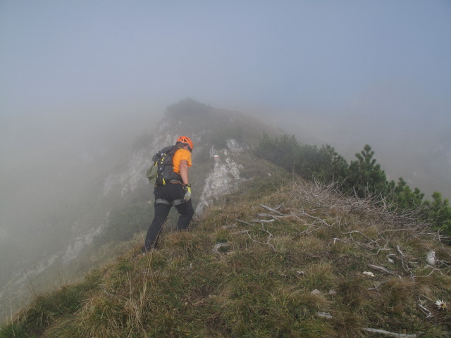 Axel auf Weg 211 zwischen Via Ferrata Ezio Ferrari und Monte Gramolon