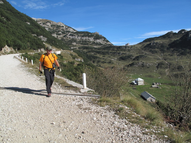 Axel auf Weg 109 zwischen Passo Pelegatta und Passo Pertica