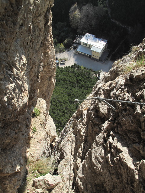 Rifugio Passo Pelegatta von der Via Ferrata Giancarlo Biasin aus
