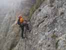 Via Ferrata Ezio Ferrari: Axel im Einstieg