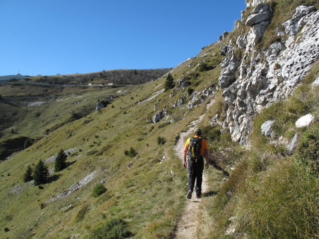 Axel zwischen Via Ferrata Carlo Guzzella und Rifugio Bassano